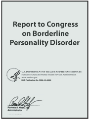Report to Congress on Borderline Personality Disorder