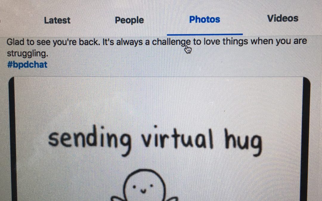 #BPDChat: A Welcoming Place For Peer Support